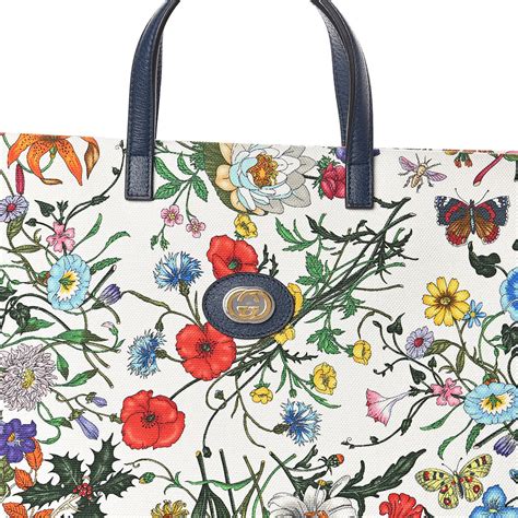 gucci flora canvas|gucci coated canvas tote.